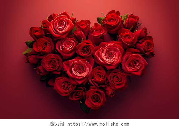 红玫瑰背景214情人节鲜花爱情贺卡妇女节女神节520七夕求婚背景  